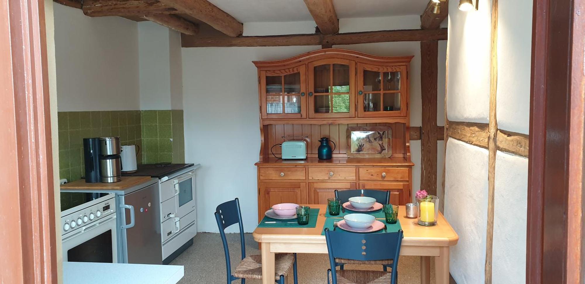 Der Kleine Fuchshof Mit Hund, Pferd Und Huhn Appartement Rathlau Buitenkant foto